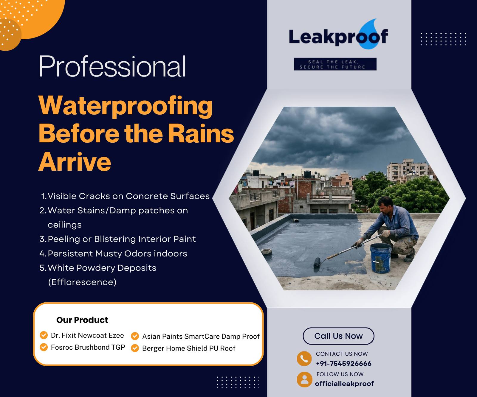 Home Waterproofing Signs