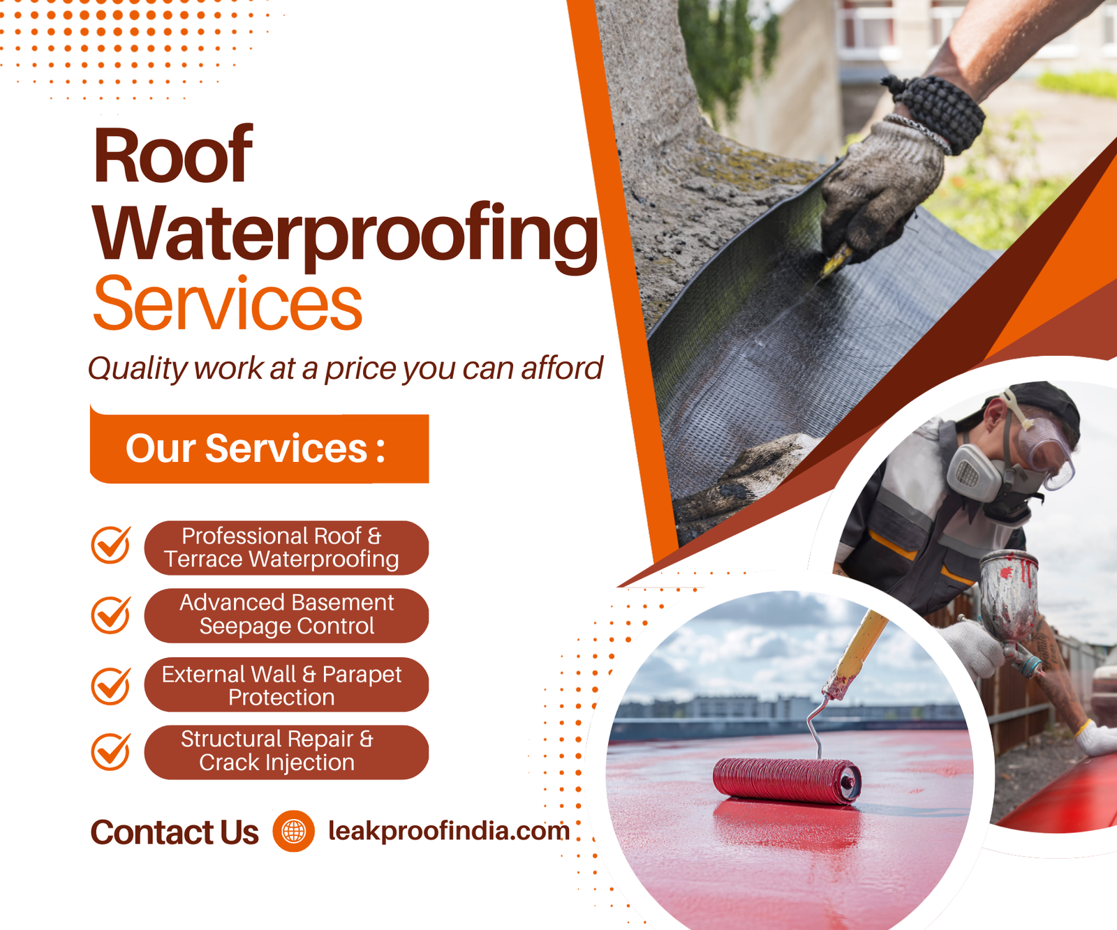 Roof Waterproofing in Bihar