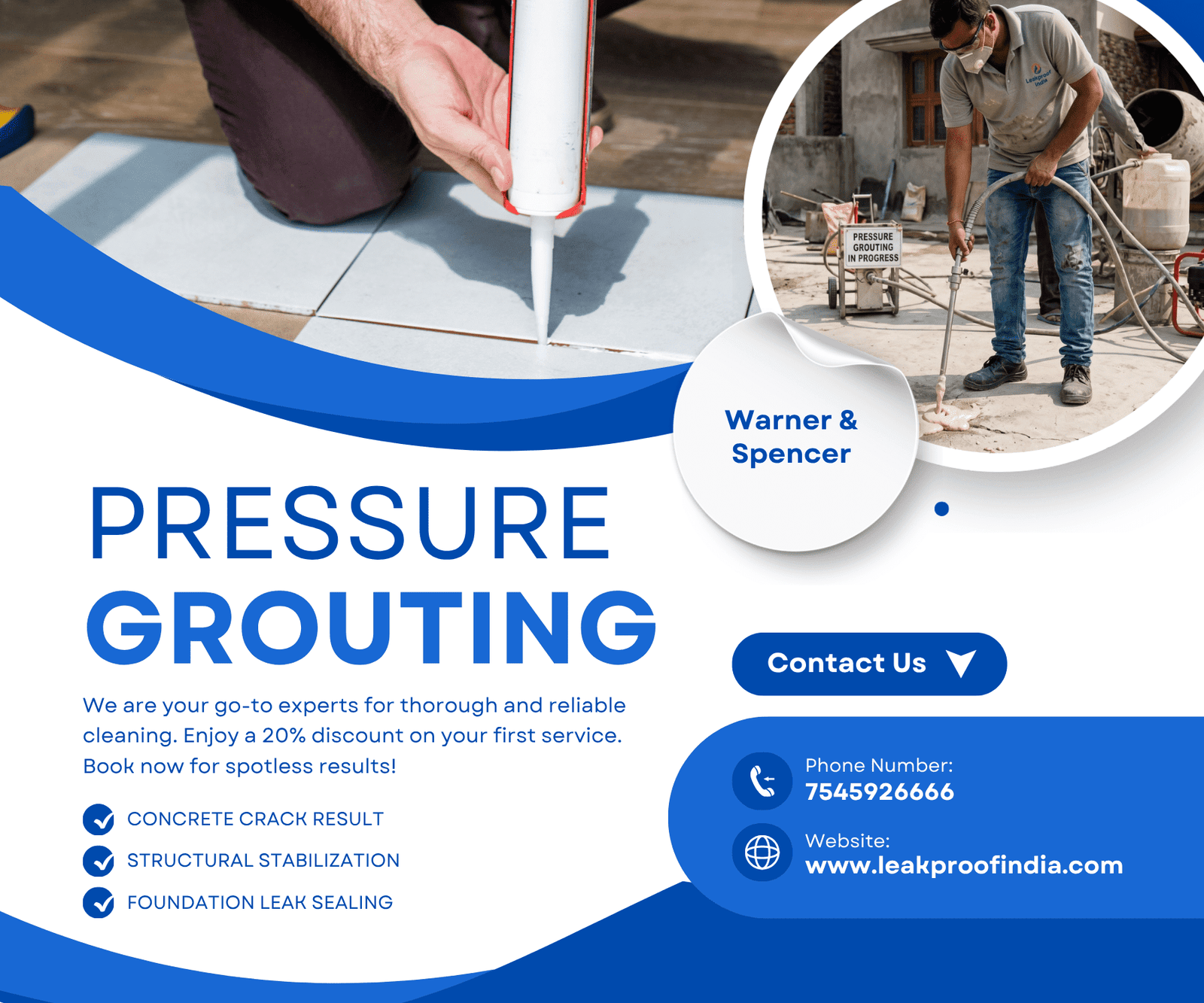 Pressure Grouting Waterproofing