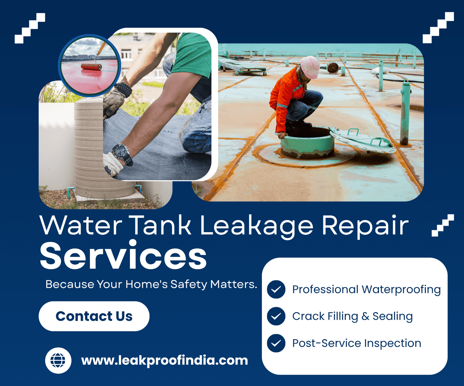 water tank leakage repair Patna